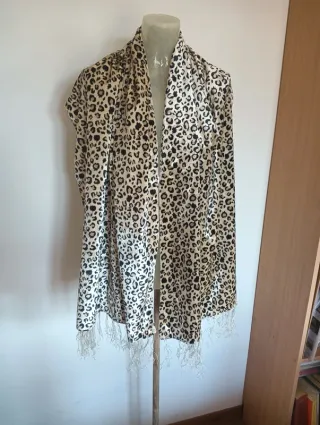 Sciarpa Stola maculata ampia