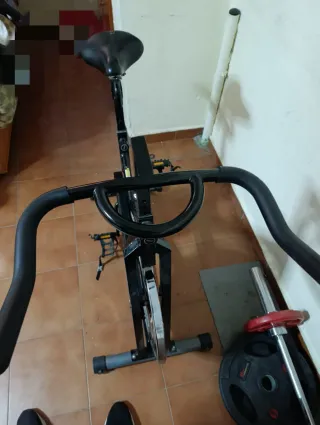 Bicicleta de Spinning Negra