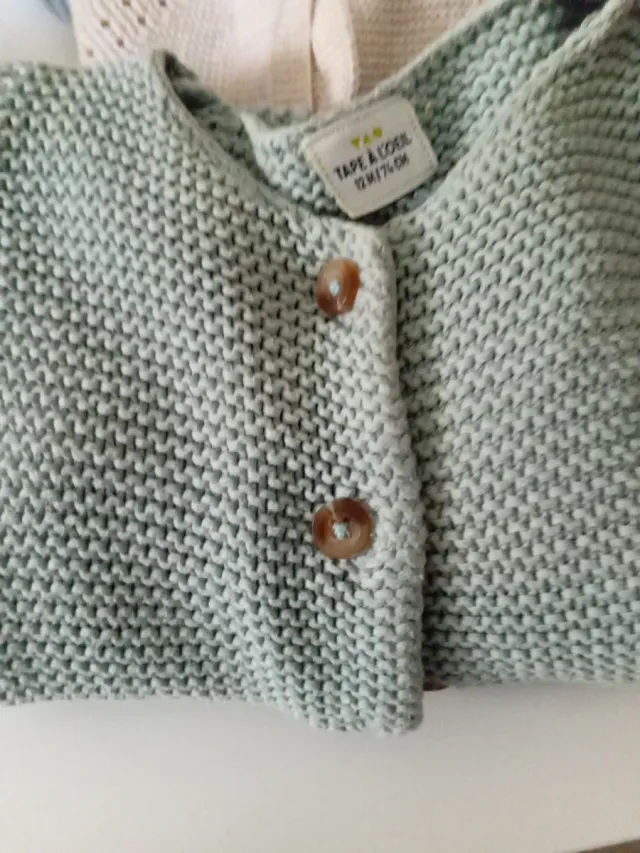 Lote 3 chaquetitas punto bebé
