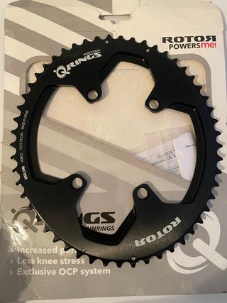 Plato Rotor Q-Ring 110x4 BCD 53 Negro