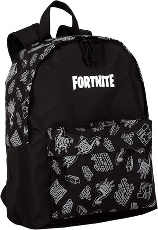 Mochila Fortnite Negra Estampada