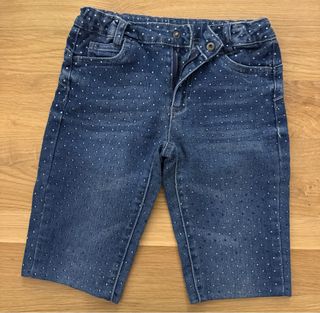 Jeans ciclista bambina tg 6/7 anni