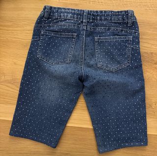 Jeans ciclista bambina tg 6/7 anni