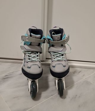 Patines en línea juveniles, 4 ruedas. Marca Oxelo.
