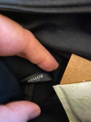 Neceser Armani Beauty Negro Pequeño