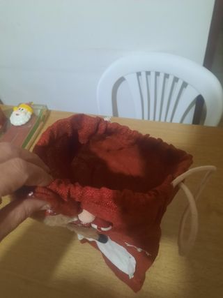 Sacchetto Natale Juta Rosso