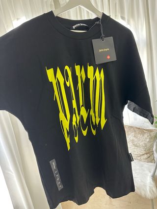 Palm Angels Camiseta Negra Talla M