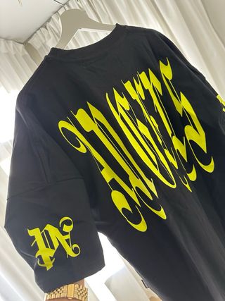 Palm Angels Camiseta Negra Talla M