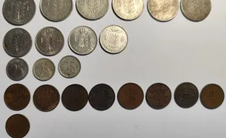 20 Monedas Antiguas Bélgica