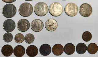 20 Monedas Antiguas Bélgica