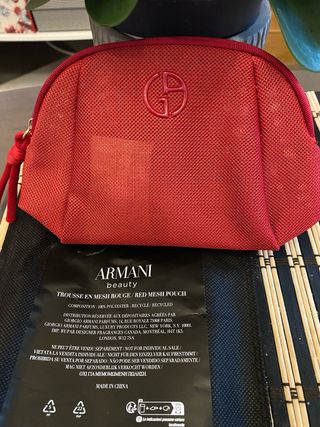 Neceser Armani Beauty Rojo Malla