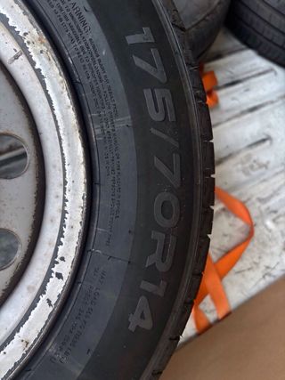 4 ruedas fiat 175/70r14 