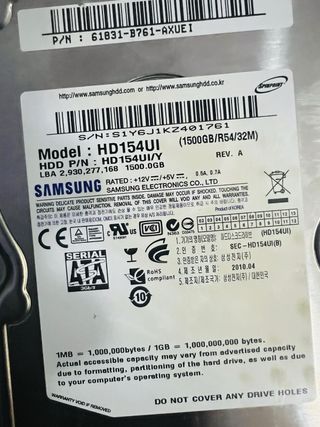 Pack 6 Discos Duros: WD, Seagate, Samsung