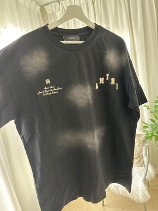 Camiseta Amiri Negra con Logo