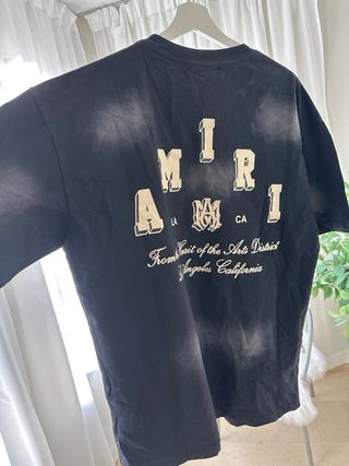 Camiseta Amiri Negra con Logo