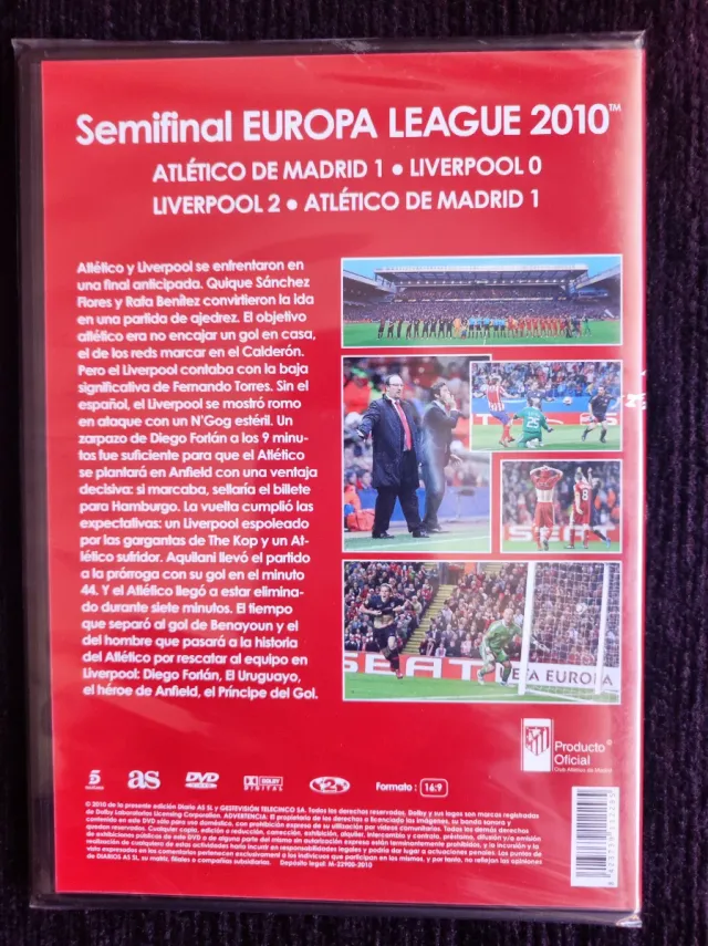 DVD Semifinal Europa League 2010 DVD Final