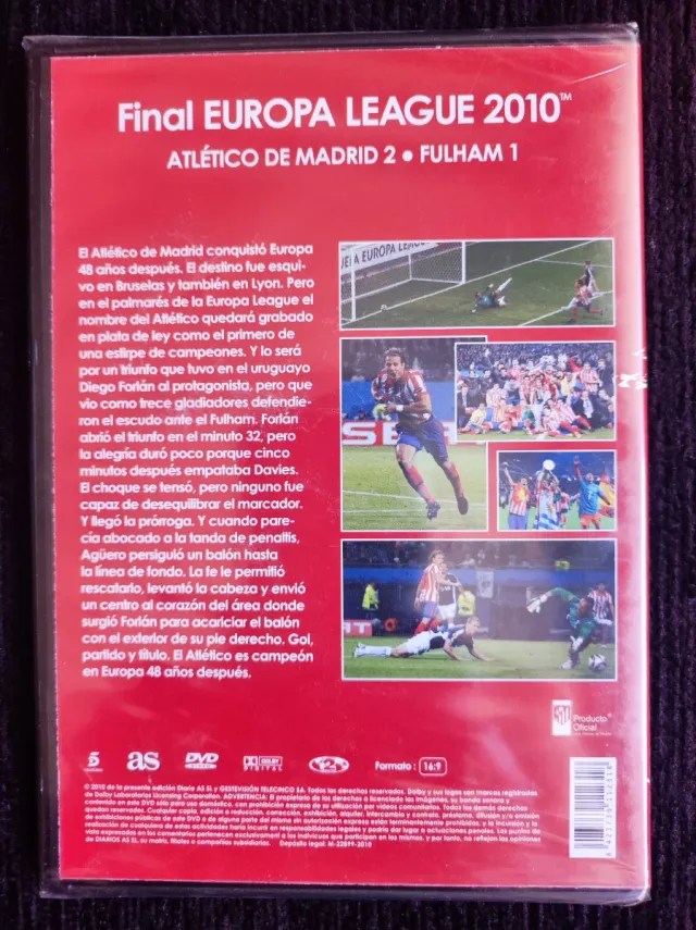 DVD Semifinal Europa League 2010 DVD Final