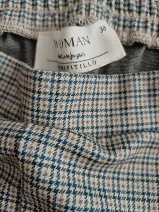 Pantalón cuadros El Corte Inglés mujer