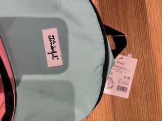 Mochila Mr. Wonderful rosa y azul (incluyó bolsa)