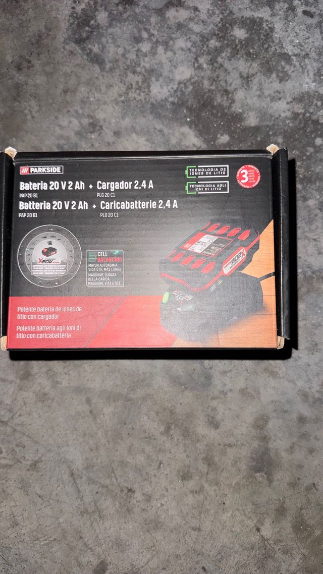 Lijadora eléctrica Parkside con batería nuevo