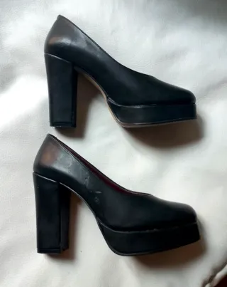 Zapatos de plataforma negros