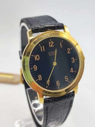 Reloj Citizen Vintage Dorado y Negro