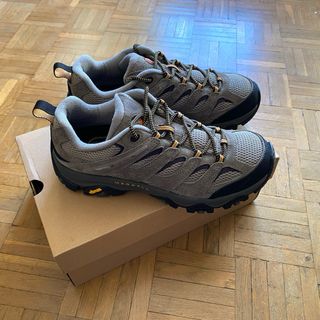 Zapatillas Merrell trekking piel marrón/gris