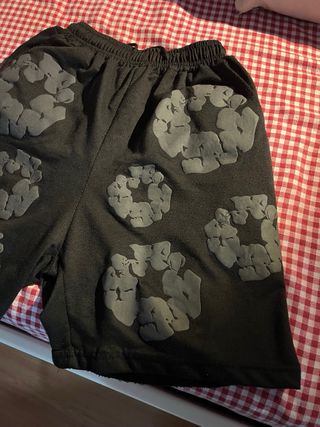 Pantalón de chándal negro con diseño