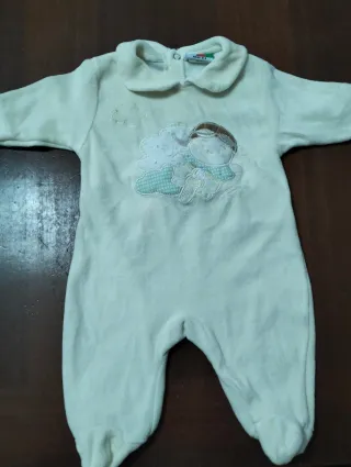 Tutina neonato con angelo