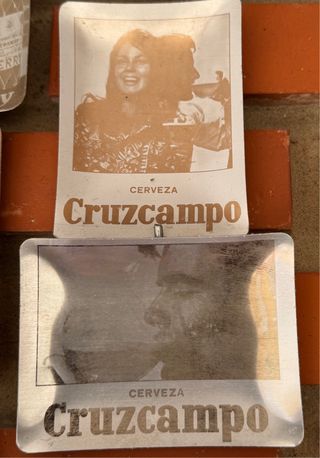 2 Ceniceros Cruzcampo Aluminio uno Dificilísimo
