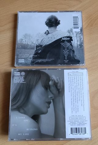 CDS TAYLOR SWIFT-FOLKLORE-THE TOURTURED POETS..