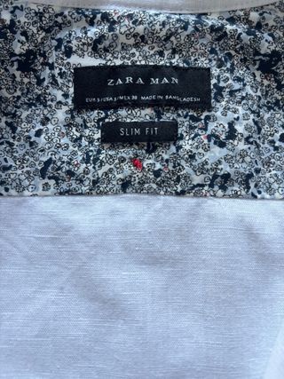 Camisa Zara Man Talla S 