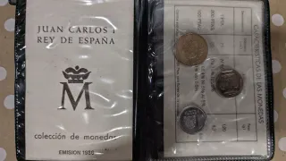 Lote 6 Carteras Monedas 1986 Juan Carlos I