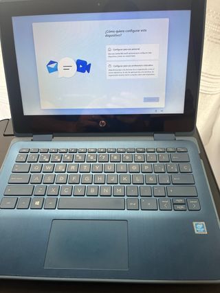 Ordenador portátil HP azul