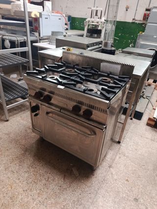 Cocina Industrial 4 Fuegos + Horno
658746091