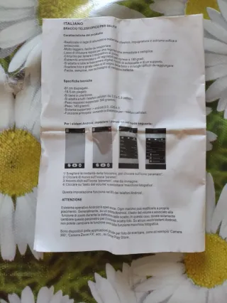 Asta x selfie compatibile x tutti i Cell