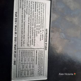 Lámpara Solvega IR-UV