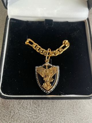 Colgante San Miguel Oro y Ónix