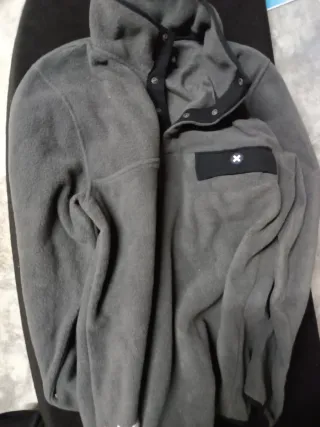 Sudadera polar Blue Bananas gris talla s