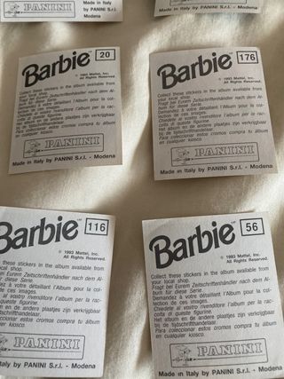 Cromos Barbie 1993