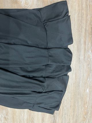Falda flamenca negra talla L