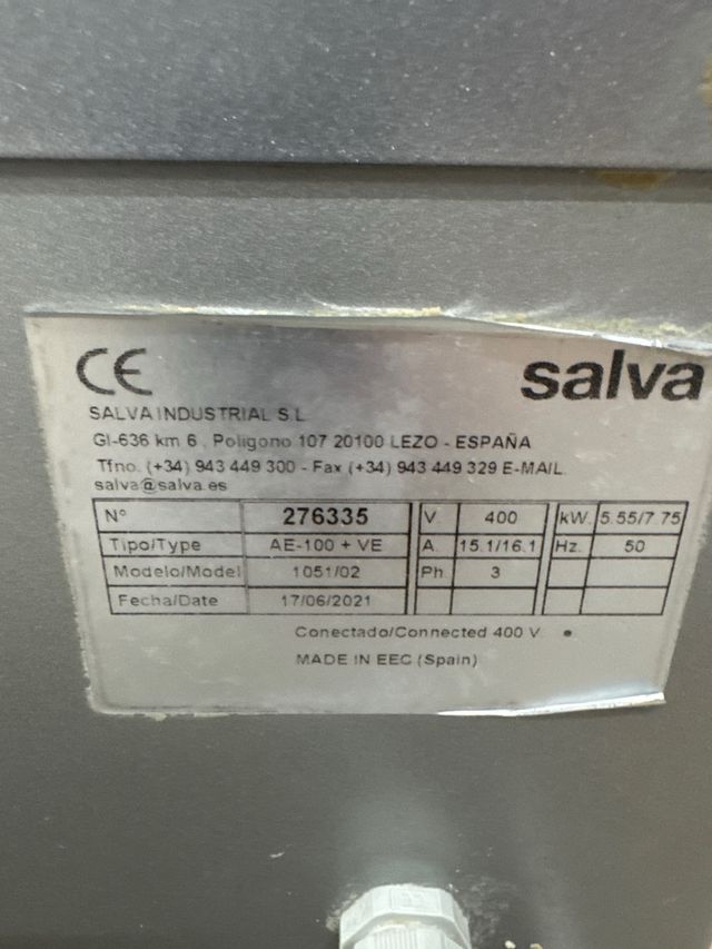 Amasadora Salva con Volquete