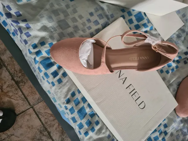 Zapatos de tacón ANNA FIELD rosa talla 39