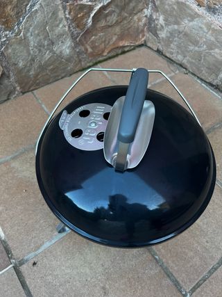 Barbacoa Weber Negra y Plateada