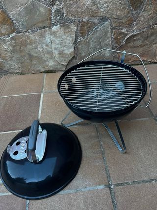 Barbacoa Weber Negra y Plateada