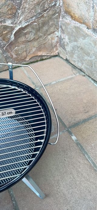 Barbacoa Weber Negra y Plateada