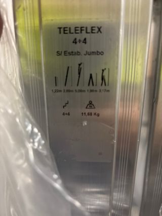 Escalera aluminio plegable