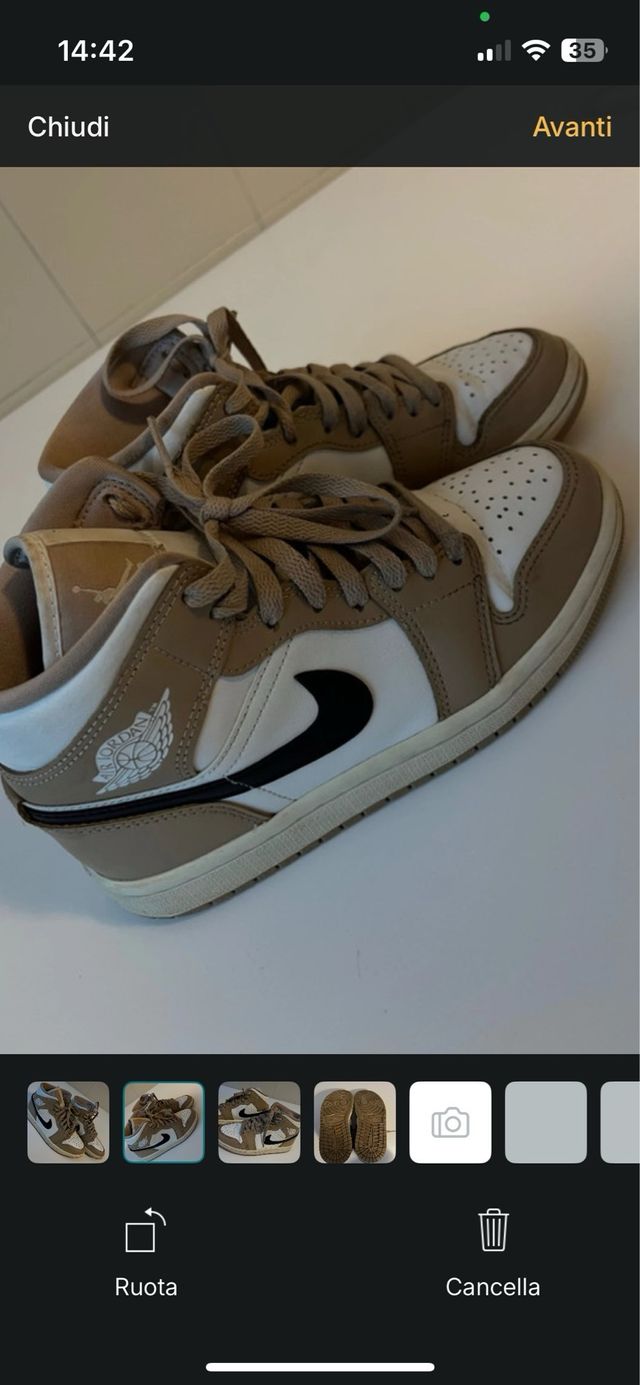 Scarpe Jordan usate poco prezzo trattabile