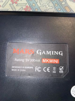 Teclado Mars Gaming Negro