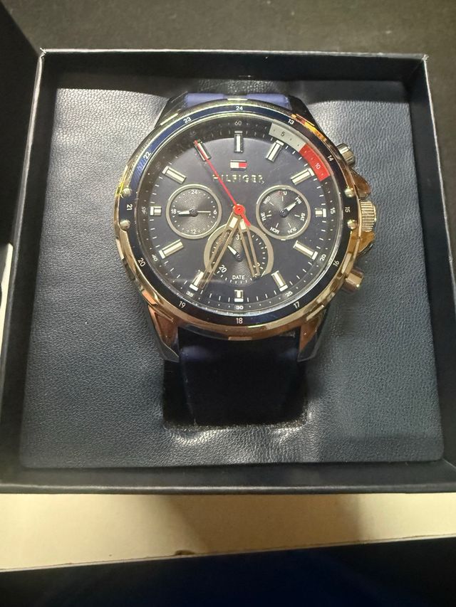 Reloj Tommy Hilfiger Hombre Azul/plateado